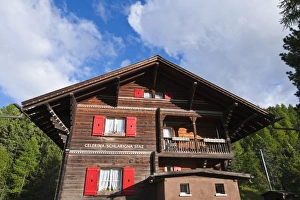 Images Dated 17th June 2010: Pontresina, Switzerland. Swiss architecture