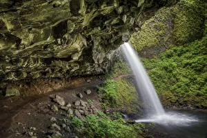 Ponytail Falls Prints: Ponytail Falls, Columbia River Gorge, Oregon