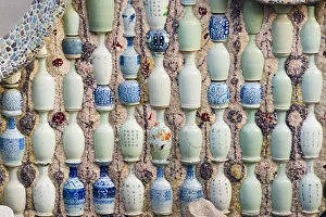 Prints of Porcelain House (also known as China House), with chinaware cemented and glued onto the building, Tianjin, China Images Dated 2016 December: Porcelain House (also known as China House)