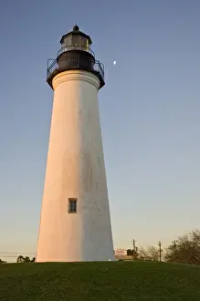 Look Out Prints: Port Isabel Lighthouse State Historic Site in Port Isabel, Texas, USA at sunrise