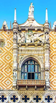 Carving Prints: Via Porta del Frumento, Doge's Palace