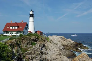Ship Prints: Portland Head Light, Cape Elizabeth, Maine, United States of America