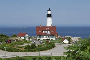 Images Dated 29th February 2008: Portland Head Light, Cape Elizabeth, Maine, United States of America