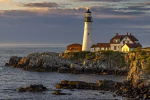 Portland Prints: Portland Head Lighthouse in Portland, Maine, USA
