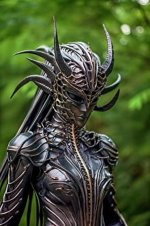 AI Generated Image Prints: Portrait of alien woman. ©Jim Zuckerman / Jaynes Gallery / DanitaDelimont.com