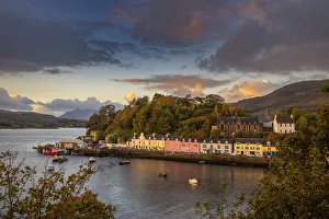 Images Dated 24th August 2020: Portree Habour. Portree is the Capital town on the Isle of Skye. Scotland