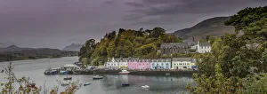 Images Dated 24th August 2020: Portree Harbor. Portree is the Capital town on the Isle of Skye, Scotland