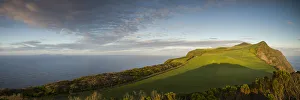 Images Dated 15th May 2017: Portugal, Azores, Ponta dos Rosais. Landscape at the western tip of Sao Jorge Island