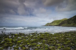 Praia Prints: Portugal, Azores, Santa Maria Island, Praia. Praia Formosa beach