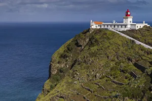 Images Dated 24th May 2017: Portugal, Azores, Santa Maria Island, Ponta do Castelo lighthouse