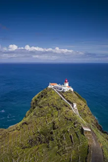 Images Dated 24th May 2017: Portugal, Azores, Santa Maria Island, Ponta do Castelo lighthouse