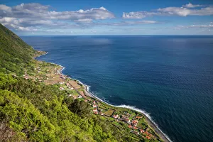 Skyline Prints: Portugal, Azores, Sao Jorge Island. Fajo dos Vimes