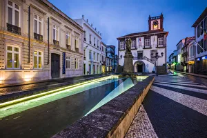 Images Dated 23rd May 2017: Portugal, Azores, Sao Miguel Island, Ponta Delgada. Town hall