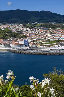 Images Dated 4th May 2017: Portugal, Azores, Terceira Island, Angra do Heroismo of the waterfront