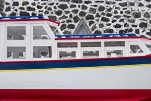 Images Dated 5th May 2017: Portugal, Azores, Terceira Island, Sao Mateus da Calheta. Fishing boats