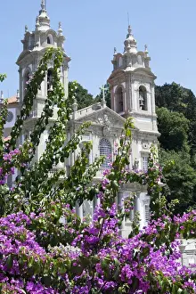 Portugal, Braga, Tenoes, Portuguese pilgrimage site, Bom Jesus do Monte