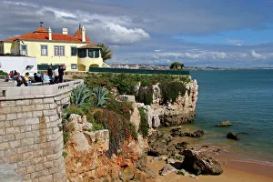 Images Dated 26th March 2007: Portugal, Cascais. Praia da Rainha, a beach in Cascais on the Estoril coast