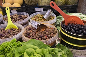 Food Market Prints: Portugal, Costa Nova. Daily fruit, cheese and vegetable market