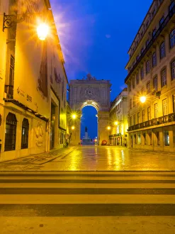 Creativity Prints: Portugal, Lisbon. Entrance of Praca Do Comercio