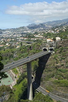 Images Dated 29th May 2010: Portugal, Madeira Island, Funchal. Overview of Funchal from Monte