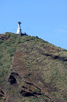 Images Dated 29th May 2010: Portugal, Madeira Island, Funchal. Christ statue at Ponta do Garajau, erected in 1927