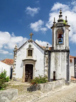 Alley Prints: Portugal, Obidos. Capela de Nossa Senhora de Monserrate church