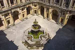Images Dated 12th July 2015: Portugal, Tomar. Tomar Castle, Knights of the Templar fortress, castle and convent