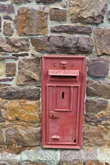 South Africa Prints: Postal drop box in the old town, Simons Town, South Africa