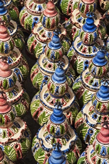 Images Dated 22nd June 2010: Pottery for sale, Tabarka, Tunisia, North Africa, Africa