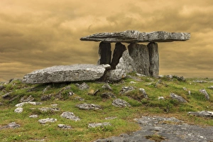 Grave Prints: Poulnabrone Dolmen. Burren. County Clare