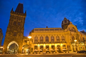 Historical Center Prints: Powder Tower, A Gothic Building built in 1495