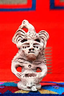 Images Dated 17th February 2005: Pre-hispanic artifact, possibly Zapotec god