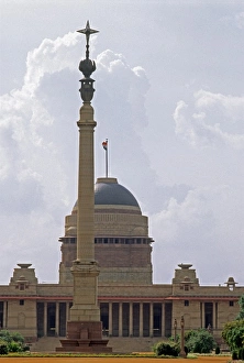 Population Prints: Presidential residence in Rashtrapati Bhava, India
