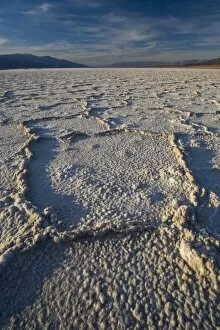 Images Dated 16th November 2005: Pressure ridges in the salt pan near Badwater, Death Valley N.P. California