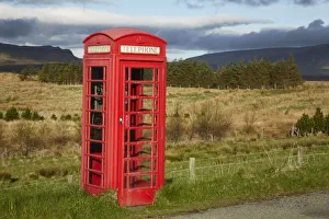 Phone Prints: Public Phone Box, Ellishadder, near Staffin, Trotternish Peninsula, Isle of Skye