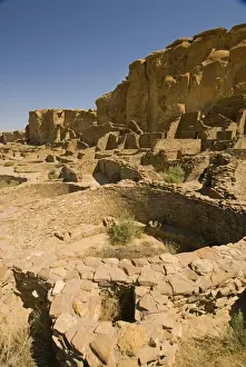 Navajo Prints: Pueblo Bonito, Chaco Culture National Historic Park, near Crownpoint, New Mexico