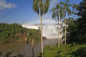 Puerto Iguazu, Argentina. The breathtaking waterfalls of Puerto Iguazu and Foz de Iguazu