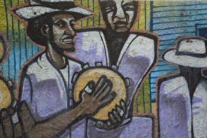 Puerto Rico, East Coast, Loiza Aldea, beachfront wall mural