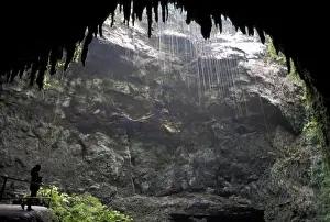 Underground Prints: Puerto Rico, Rio Camuy Caves. River Camuy is the third longest subterranean river