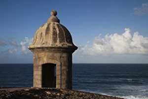 Puerto Rico, San Juan, Old San Juan, San Felipe del Morro Fort, lookout tower