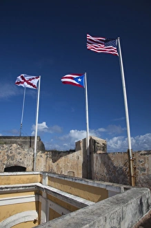 Images Dated 11th December 2009: Puerto Rico, San Juan, Old San Juan, El Morro Fortress, colonial, Puerto Rican