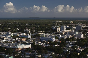 Images Dated 13th December 2009: Puerto Rico, South Coast, Ponce, town view from El Vigia cross