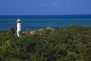 Images Dated 15th December 2009: Puerto Rico, West Coast, Rincon, Punta Higuero Lighthouse