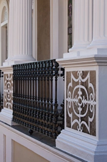 Images Dated 15th December 2009: Puerto Rico, West Coast, San German, building detail