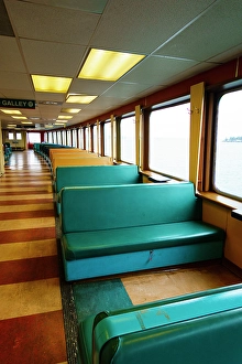 Ferry Prints: Puget Sound ferry crossing from Edmonds to Kingston, Washington State, USA