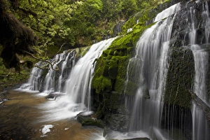 South Otago Prints: Purakaunui Falls, Catlins, South Otago, South Island, New Zealand
