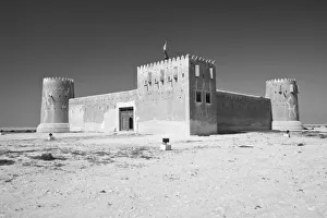 Fort Prints: Qatar, Al Zubarah. Al-Zubara Fort (b. 1938) now the Al-Zubara Regional Museum