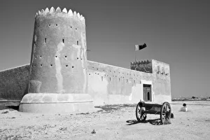 Rampart Prints: Qatar, Al Zubarah. Al-Zubarah Fort (b. 1938) now the Al-Zubarah Regional Museum
