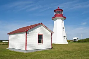 Images Dated 16th August 2009: Quebec, Canada. Cap D Espoir Lighthouse