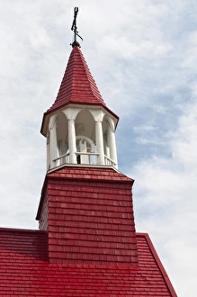 Images Dated 19th August 2009: Quebec, Canada. The Historic Indians chapel in Tadoussac